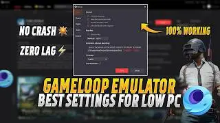 Gameloop Crash & Lag Fix 🔥 Best Settings for Low End PC | PUBG Mobile Smooth Gameplay 2026