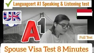 A1 UKVI  Languagecert Spouse Visa Test||Speaking & Listening|| Recent Topics 2024