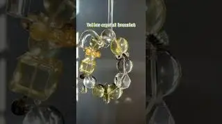 Yellow crystal bracelet #tibet #jewelry #bracelet