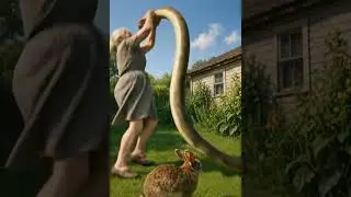 🐍👵 Grandma vs Giant Python &ndash; Rescue Story That Shocks All 😱🐥  #rescue #snake #funny