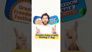 Amazon & Flipkart Freedom Sale 2025 is Here🔥