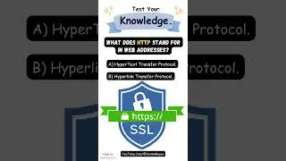 What does HTTP stand for in web addresses? #knowledge #education #youtubeshorts #shorts