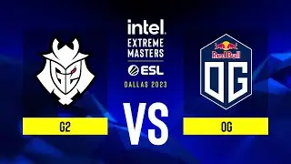 G2 vs. OG - Map 1 [Mirage] - IEM Dallas 2023 - Upper bracket