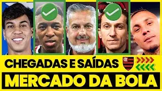 🔴 AO VIVO: Contratações e Saídas do Flamengo no Mercado da Bola!