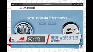 Neue WEBSEITE von SVEN LINDST&Auml;DT SEGELTECHNIK