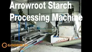 Arrowroot Starch Processing Machine In China