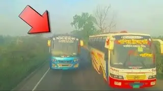 তাউরাশ আল বারাকা বাম্পার ঠেকিয়ে ওটি দেওয়ার চেষ্টা!😲🔥 [Thrilling Bus Driving Bus Race In BD] {Part 1}
