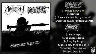 Din Addict / Abortion - Show Must Go On split 7