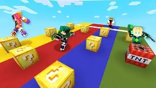 SUCCEDE DI TUTTO... LUCKY BLOCK RACE su MINECRAFT ITA!!