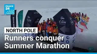 Extreme runners conquer North Pole Summer Marathon &bull; FRANCE 24 English
