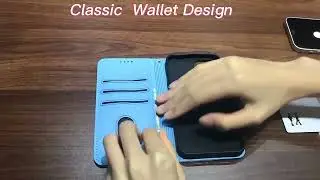 PU Leather Folio Flip Phone Case, Used as Wallet. Magnetic style. #LeatherPhoneCase #phonecases