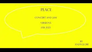 #Video615#27022023#AndyGlobe#ConcertandJamVersions#Peace#Globestyle#ZoomQ3#B&ouml;blingen#Enjoy! #Audio3