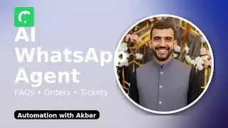 AI Agent Template Handles Product Inquiries, Checks Orders & Records Support Tickets via WhatsApp