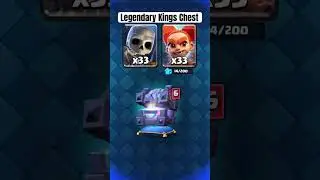 Opening a Legendary Kings Chest in Clash Royale! 🐐🔥
