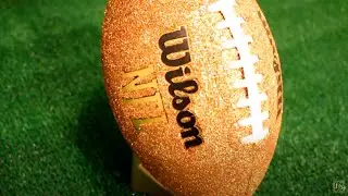 How to Decorate a Football with Glitter