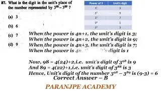 CDS II Elementary Mathematics - Part IV- Solution - 76 to 100