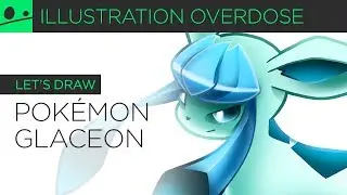 Let's Draw Pokemon 471 - Glaceon