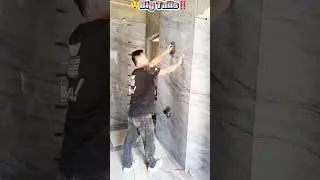Use of the largest tiles in the world #shorts #tiles #construction