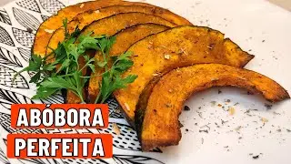 ABÓBORA ASSADA NA AIRFRYER | Receita Com Abóbora Cabotiá