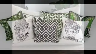 modern bohemian pillows