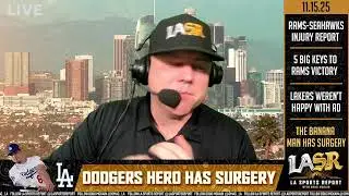 Dodgers Hero Has Surgery! Lakers Hated Anthony Davis, Rams-Seahawks Injury Update, Mega Preview!