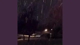 It's snowing outside, school is canceled, and I feel safe.