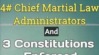 CHIEF MARTIAL LAW OF PAKISTAN | CONSTITUTION OF PAKISTAN | (TENURE) #knowledge #pakistan