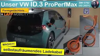 MAGIC: selbstaufr&auml;umendes LAPP Helix Ladekabel mit Formged&auml;chtnis | ZUBEH&Ouml;R-TYP