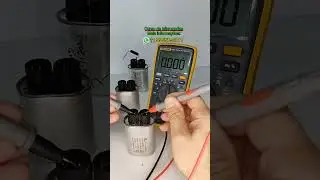 Top! Como testar o capacitor de microondas utilizando um mult&iacute;metro digital. Curso microondas.