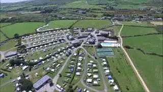 Polmanter St Ives Cornwall with a drone