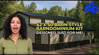 Modern 42x50 Barn-Style Barndominium Kit [Two-Story Dream Home]