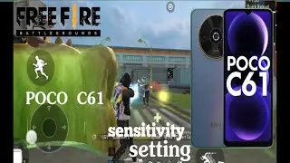 Poco C61 Free Fire Headshot Settings ⚙️ | [ 2025 ] || 4GB RAM Hack || Free Fire