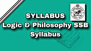 SSB LECTURER SYLLABUS OF PHILOSOPHY | ODISHA EXAM  #ssb #syllabus #philosophy #competitiveexams 