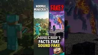 Факты о Minecraft, которые звучат неправдоподобно, но на самом деле правдивы! 😱 #minecraft #gamin...