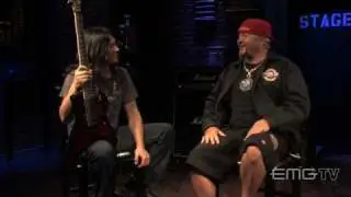 Food Network star Guy Fieri Sits down with Death Angel at EMGtv