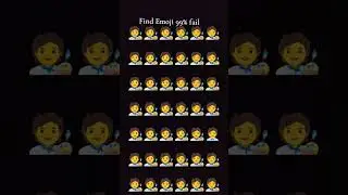 FindEmojiChallengePart:3 #funny #braingame #brainteaser #dailypuzzle