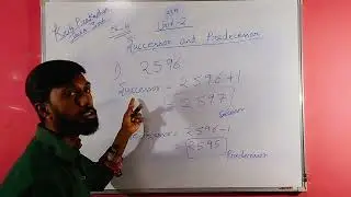 Successor and predecessor |comparison of numbers |Maths Class 3rd| Ashish