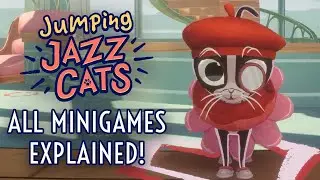 Jumping Jazz Cats - All Mini-Game Deep Dives | Cat Parkour Party Game Explained!