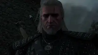 The Witcher 3 - Geralt's reaction to Vesemir's Death | NETFLIX SHOW ARMOR, PL DUBBING