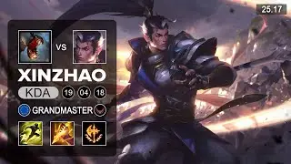 XinZhao vs Fiddlesticks Jungle - EUW Grandmaster - Patch 25.17 Season 15