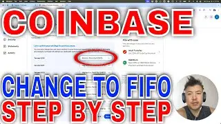 ✅ How To Change Coinbase Cost Basis Method To First In First Out FIFO 🔴