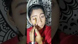 Pink And Yellow Eye Makeup Look In 2 Minutes #short #youtubeshortsindia  #makeup #shortsindia