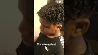 Locs Transformation.My Sons 4 years of loc growth. #youtubeshorts #natural #youtube #locs