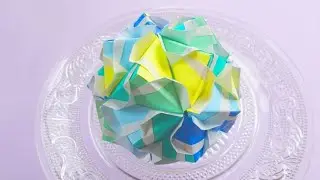 【折り紙】くすだま【Easy origami】 Kusudama