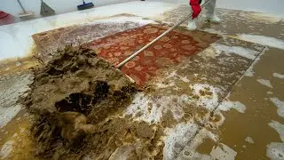 This Mud Explosion Came From a Rug | Extreme ASMR Cleaning