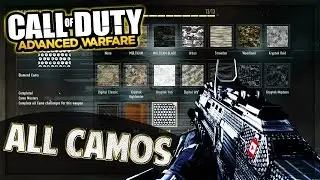 Call Of Duty Advanced Warfare: (ALL CAMOS), Diamond, Gold, ETC,