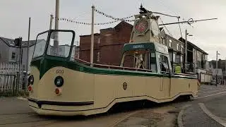 Blackpool Boat 600 leaving Rigby Road depot