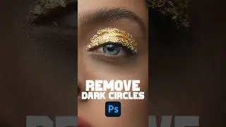 Remove Dark Circles in Photoshop FAST! 👀✨