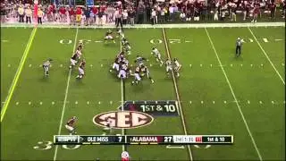 Dee Milliner vs Ole Miss 2012