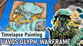 @Warframe  Community Art Pack IV | Behind the Scenes of @Disfusional Lavos Glyph! | Vallis Undermind